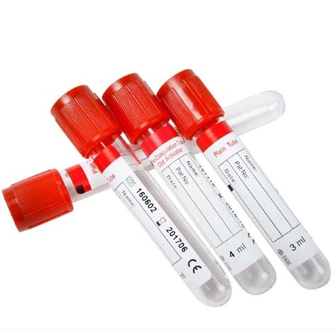 EDTA Plain Gel Clot Heparin ESR Pet Or Glass Vacuum Blood Collection