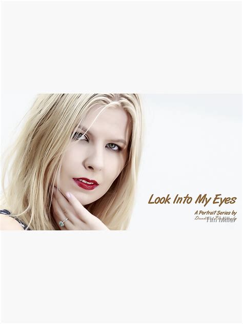 Look Into My Eyes Portrait Series 05 Poster By Spyjournal Redbubble