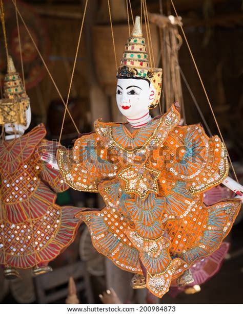 String Puppet Burmese Myanmar Tradition Dolls Stock Photo 200984873