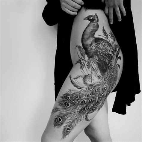 14 Beautiful Peacock Feather Tattoo Ideas For Women In 2023