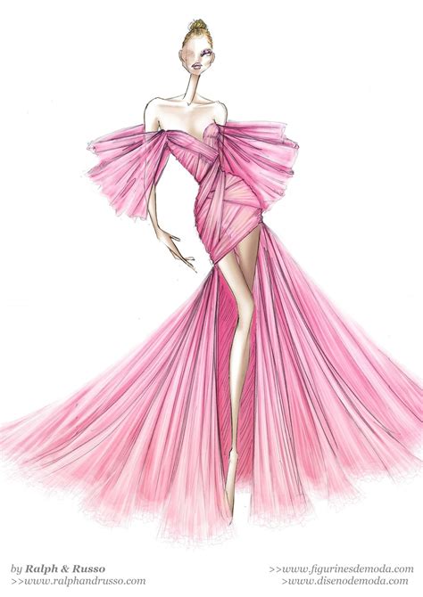 Diseño De Moda Vestido De Gala De Ralph And Russo Fashion Design