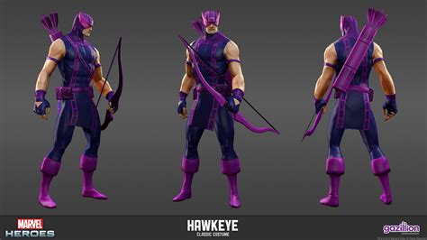 Image Hawkeye Classic Model Marvel Heroes Wiki Fandom Powered