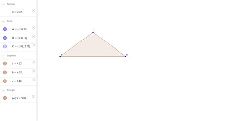 Triangle Geogebra