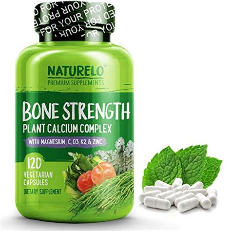 Vitamin c is an ascorbic acid that is an essential nutrient to the body, to help protect against types of oxidative stress and to help grow/repair tissue and bones. NATURELO Bone Strength - with Plant Calcium, Magnesium ...