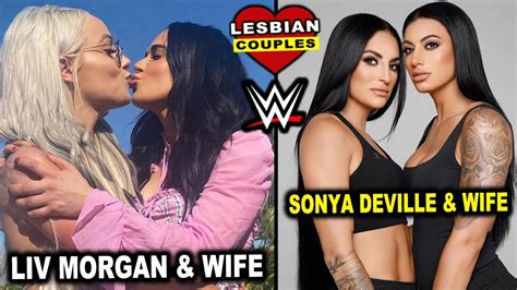 Romantic Lesbian WWE Couples Liv Morgan Wife Sonya Deville Wife