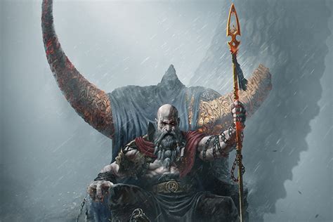 A soldier whose fate is intertwined with ares, the greek mythological god of war. God of War: confira fanart épica de Kratos no trono de ...