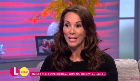 Loose Women S Andrea Mclean Issues Pregnancy Warning To Menopausal Women Entertainment Daily