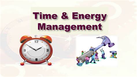 11 Time And Energy Management Sr Secondary 321 Youtube