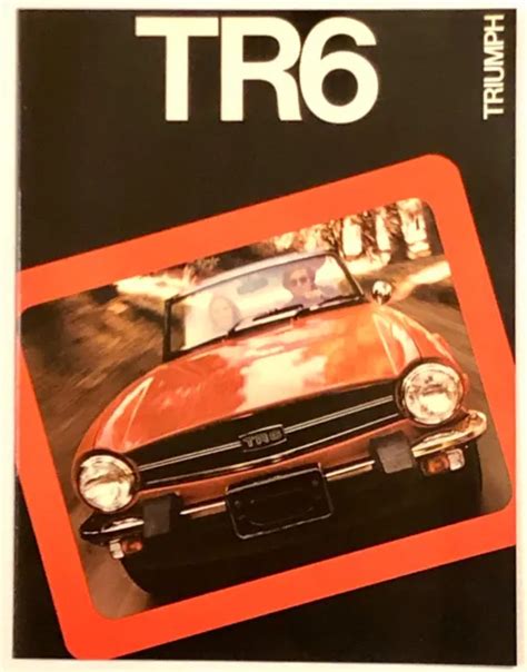 Mint Original 1975 Triumph Tr6 Sales Brochure 8 Pages 995 Picclick