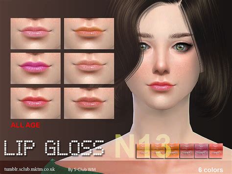 The Sims Resource S Club Wm Ts4 Lipstick 13
