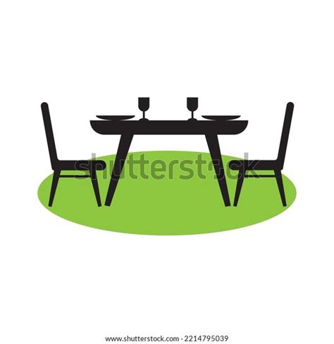 47431 Dining Table Silhouette Images Stock Photos 3d Objects