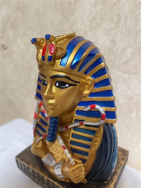 Unique Ancient Egyptian Statue King Tutankhamun Head Of Hard Stone 6