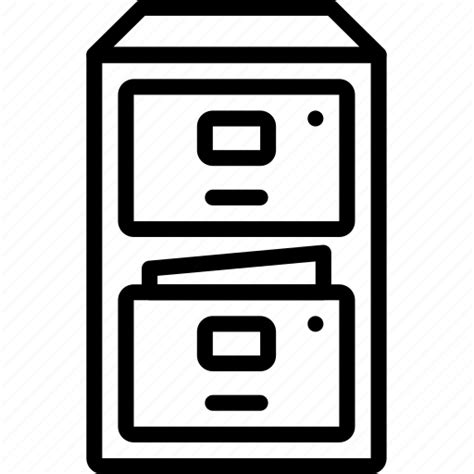 Business Cabinet Filed Filing Furniture Icon