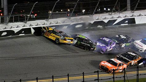 Nascars Coke Zero Sugar 400 Features Massive Wreck Ryan Blaney