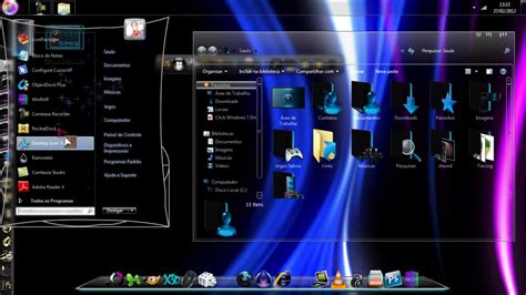 Black Glass Theme For Windows 8 Theme Image
