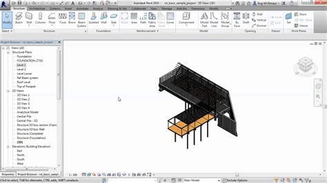 Revit Structure 04 Getting Started 02 Levels Youtube