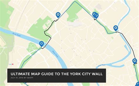 Ultimate Map Guide To The York City Wall Geoff Meets World