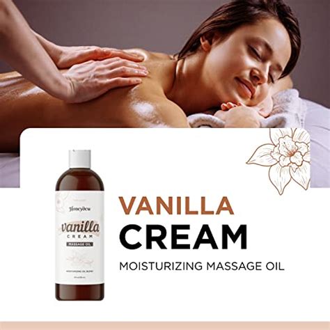 Vanilla Massage Oil For Date Night Premium Non Greasy Non Staining Easy Gliding Aromatherapy