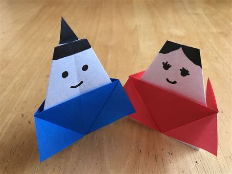 Origami (the japanese art of paper folding). 折り紙 ひなまつり | 【子供でも簡単】ひな祭りの折り紙の作り ...