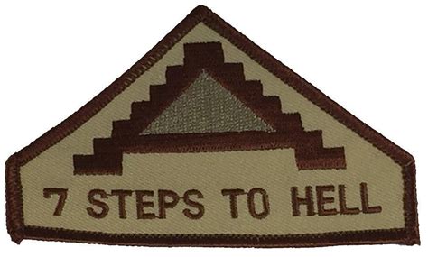 Online Store Us Army Seventh Army 7 Steps To Hell Unit Patch Desert