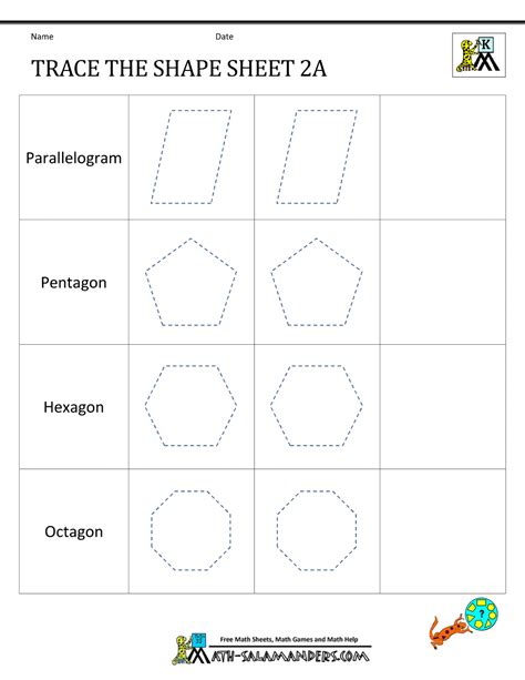 2 D Shapes Worksheets Grade 3 Printable Shapes Worksheets Free Maths