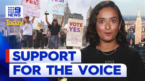 Aussies March In Manhattan In Support Of ‘yes’ Vote 9 News Australia Youtube