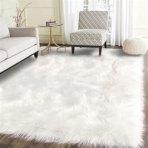 Buy Washable White Fur Rugs Get The Luxurious Look Without The Maintenance