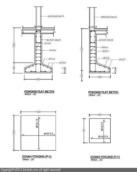 Check spelling or type a new query. gambar-pondasi-plat-beton-setempat | Teknik sipil, Gambar ...