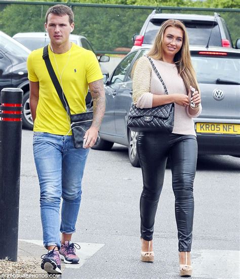 Lauren goodger narrowly avoids walking into a puddle during day out in essex by daily mail reporter. Lauren Goodger confirms split from boyfriend Jake McLean ...