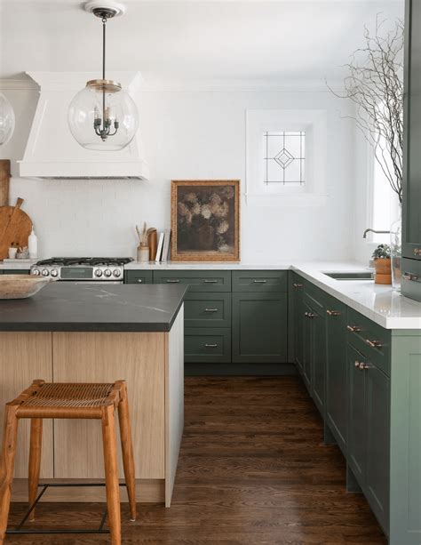 21 Best Green Kitchen Cabinet Ideas