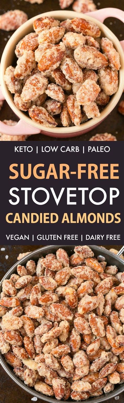 How can a recipe with nutella in the title be low in sugar? Easy Sugar-Free Candied Almonds (Keto, Low Carb, Paleo ...