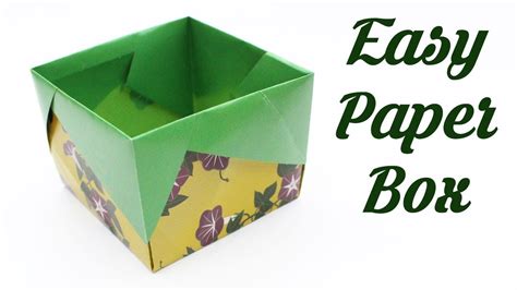 How To Make Origami Box Easy Basic Simple Origami For Beginners Kids