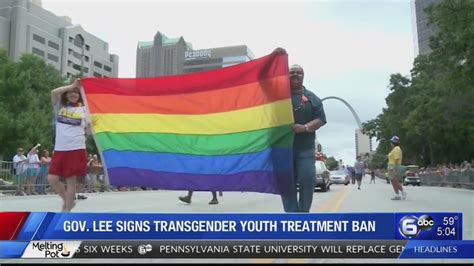Tennessee Governor Oks Transgender Youth Treatment Ban Youtube