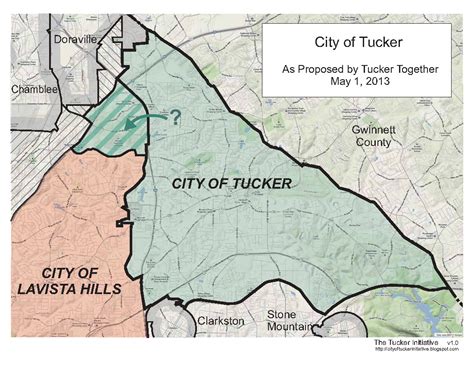 The City Of Tucker Initiative May 2013