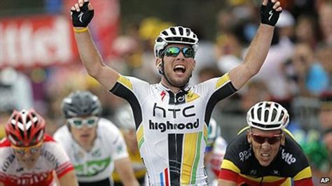 Mark cavendish of great britain and team dimension data prepares to start stage three of the 13th amgen tour of. Tour de France 2011: Mark Cavendish wins stage five - BBC ...
