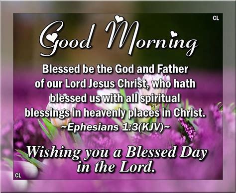 Good Morning Wishing You A Blessed Day In The Lord Good Morning