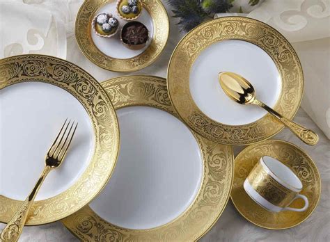 Versailles Gold Dinnerware Tableware Luxury Tableware Fine China