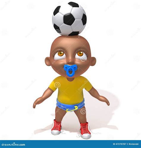 Baby Jake Football Player Stock Illustration Illustration Of Field