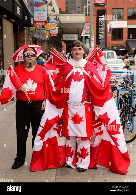 Canada Day Revelers Display Their Patriotism At The Annual Canada Day