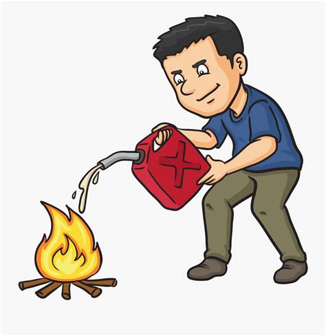 Adding Fuel To A Fire Free Transparent Clipart Clipartkey