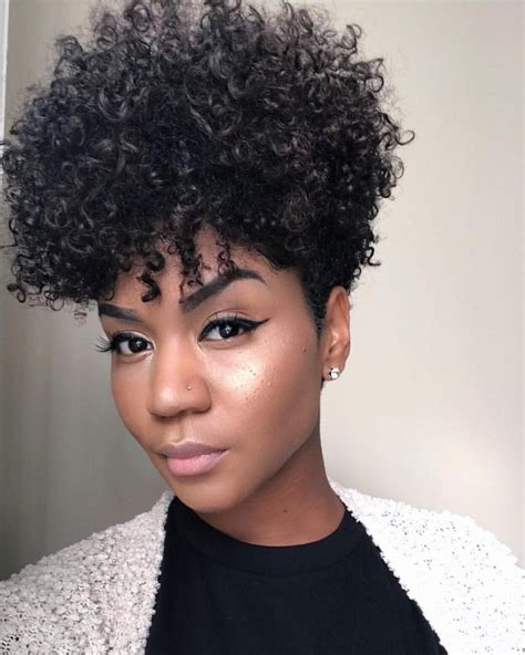 Tapered Natural Hairstyles 2018 For Black Female Fashionre
