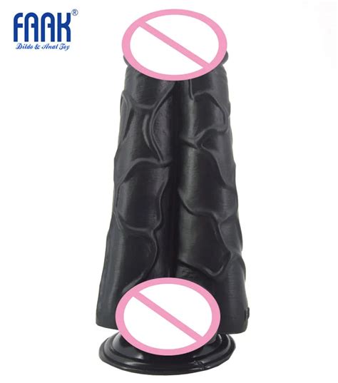 FAAK Super Thick Dildos Double Penetration Strong Suction Cup Dildo Realistic Huge Dildo Male