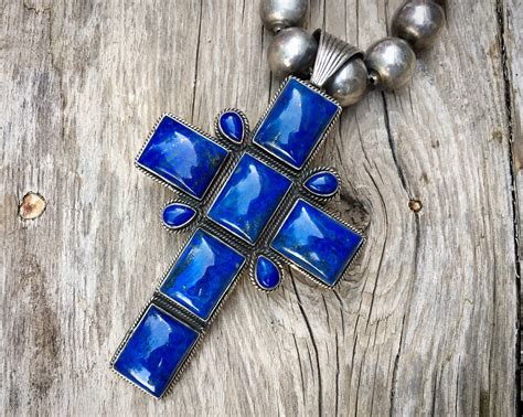 RESERVED For J Huge Lapis Lazuli Sterling Silver Pendant By Dan