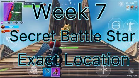 Week 7 Secret Battle Star Exact Location Season 8 Fortnite Battle