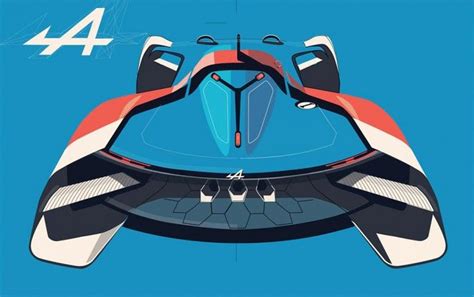 Alpine Vision Gran Turismo Concept Design Sketch By Andrey Basmanov