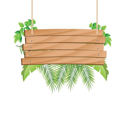 Hanging Wooden Sign Vector At Collection Of Hanging