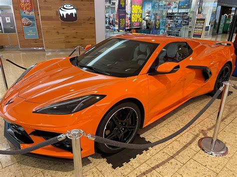 Heres A Look At The New Amplify Orange For The 2022 Corvette