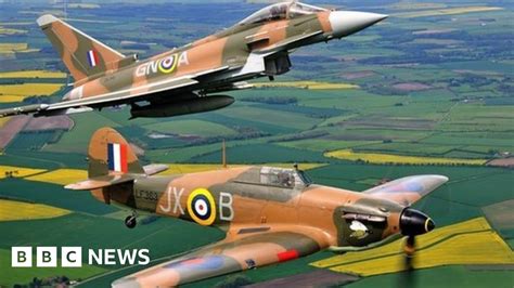 Battle Of Britain 75th Anniversary Flypast Takes Place Bbc News