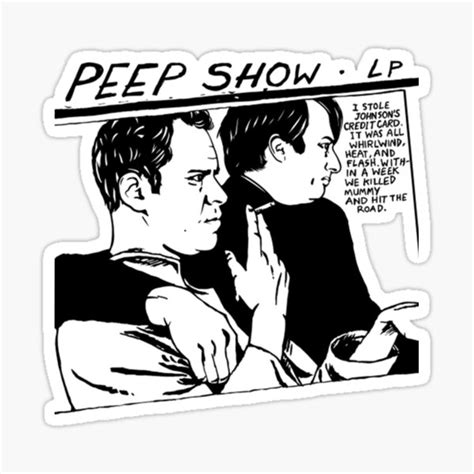 Peep Show Peep Show Original Goo Parody Sticker For Sale By
