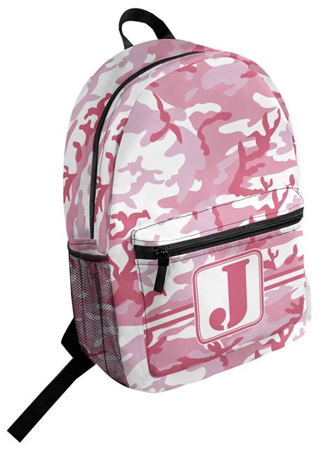 Custom Pink Camo Student Backpack Personalized Youcustomizeit